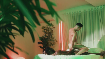 Energized black dude fulfills his gay desires in rough doggy style