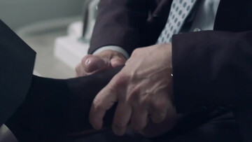 Nude men share the small bathroom for intimate gay fetishes