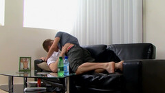 Teen gay lads are eager to swap this old cock hard between their asses