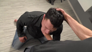 Brunette hottie surrenders to big cock burglar today