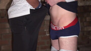 amateur guy sucks cock clothed while being filmed