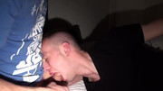 Clothed men tape themselves doing naughty things to one another