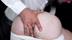 Pale twink Ryan Russo fucked by bear daddy Alex Tikas