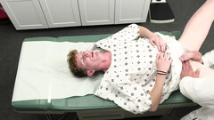 Muscular patient gets pair of black dicks to heal his dirty pleasures