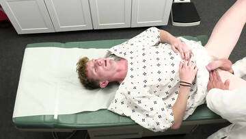 Muscular patient gets pair of black dicks to heal his dirty pleasures