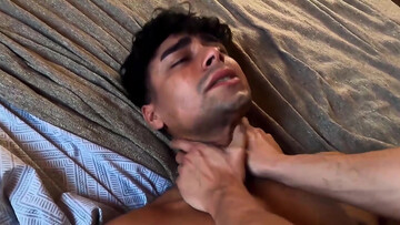 Latino lover moans louder than ever with whole inches smashing his ass