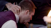 Sexy college boy gets roughly fucked by the priest in a kinky fetish
