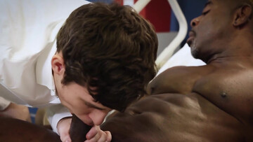 Twink doctor on the spectrum gets fucked by a BBC patient