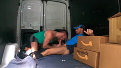 Delivery dudes fucking around and enjoying that BAREBACK