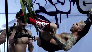 Fine men play dirty maledom games in unique oral perversions