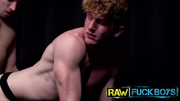 Naked blokes share insanely hot doggy special in a fabulous cam round