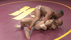 Anal wrestling between big men leads to creamy ending