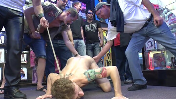 Fucked in public and dominated like a slut during intense maledom games