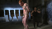Roped male is ready to endure his sexual punishment in a rough maledom
