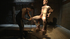 Firecrotch sub shows how to endure pleasure and pain