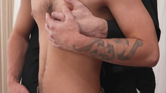 Cute choir boy lets the horny priest stick that big tool in his little holes