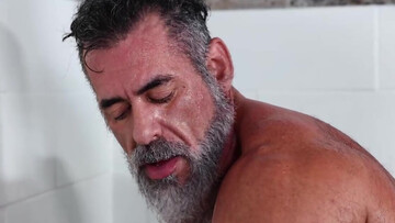 DILF in his late 40s tries teen cock in the ass after serious oral