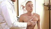 Twink teases his doctor before getting ass-fucked