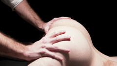 Naked boy lets dominant male lick his ass before a merciless fuck