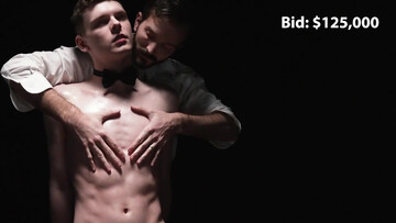 Naked boy lets dominant male lick his ass before a merciless fuck