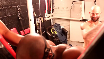 Deep intimacy for a tight black guy after his partner sticks the cock in him