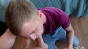 Stepbrother's hard-on pleased in a sniffing porn movie