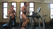 Muscular DILF plays submissive for his master in a very intriguing gay kink