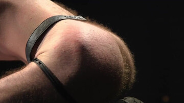 Muscular men play dirty maledom games in unique positions