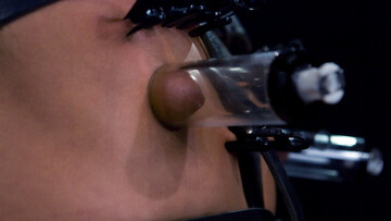 Clamped man begs his master for mercy in dirty anal games