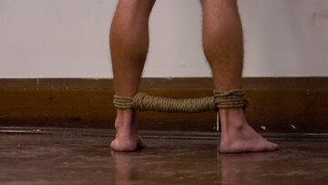 Spanked male keeps asking for cock in the ass during classroom BDSM fetish