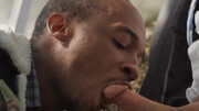 Interracial blowjob and BBC fucking a tight white ass