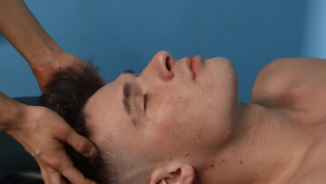 Inked lover feels supreme with the huge cock fully pounding his tight ass