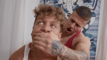 Christmas cheating session with a straight BF taking it