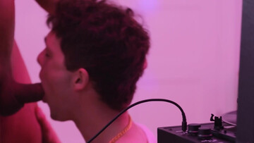 DJ fuck with a sneaky twink who wants a hard dick bad