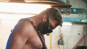 Black stud sucks cock and endures anal in ruthless role play kinks