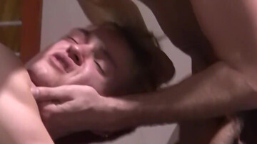 Thin lads fuck in a sexy threesome and splash sperm on one another