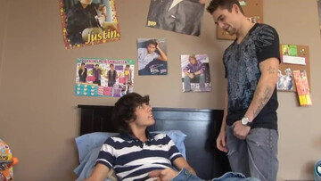 Insolent young lad gets fucked in hardcore style during homemade experience