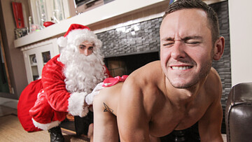 Santa gives young gay slut plenty of cock to fulfill his whishes