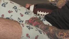 Sporty men strip naked to have loud bareback sex after a sexy teaser