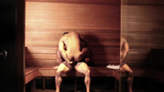 Muscular men share the sauna as their playground for ruthless sex