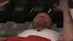 Shawn Reeve is fooling around and there's lots of licking