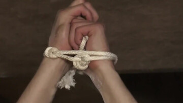 Naked bloke plays submissive for two masters that are greedy to fuck him