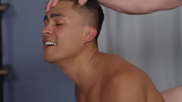 Latino boy feels entire white cock smashing his ass in stunning positions