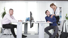 Strong anal threesome with bi-sexual lovers in love with cock