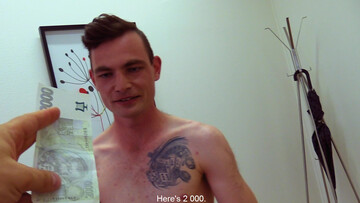 Appealing man feels endless inches tearing through his hairy ass