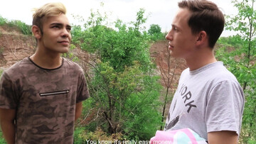 Appealing gay lover handles pair of big dicks in the kinkiest positions