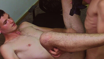 Erotic missionary and nude blowjob for a twink that's eager to swallow