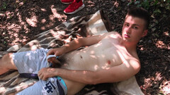 Hairy ass sub is going to get fucked outside (CZ XXX)