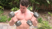Muscular hunk jerks his big cock on camera in sexy homemade solo