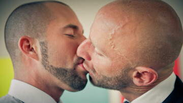 Bald dudes play naked before they fuck in the ass the hard way